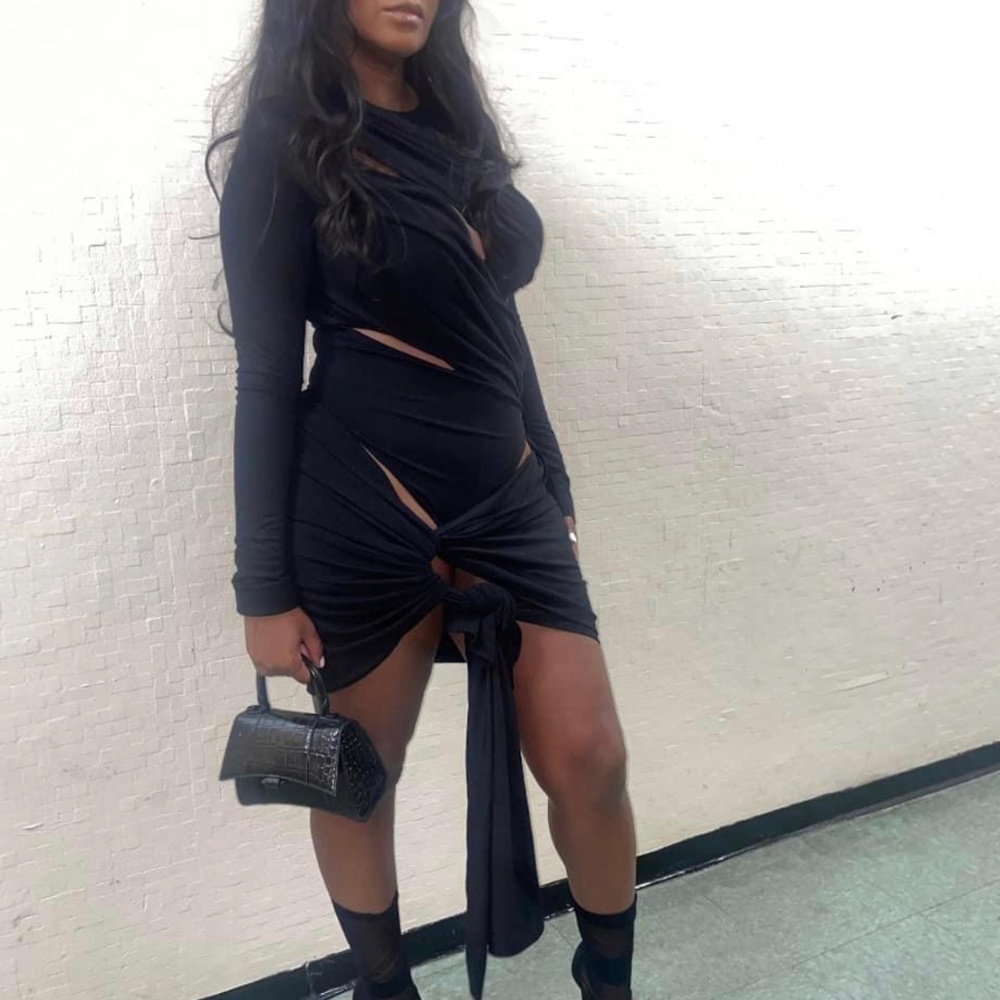 Attico Black dress